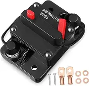 LALADEFIEE 1 Set Audio Backup Power Supply Auto Reset Circuit Breaker 150amp Circuit Breaker Manual Reset Circuit Breaker Automobile Circuit Breaker Car Circuit Breakers 150 Amp Breaker Metal