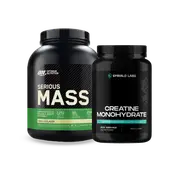 Serious Mass + Creatine Monohydrate | Muscle Building Stacks | Elite Supps