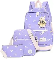 [Lengender] Multifunctional girls backpack primary school girls school bag three in one