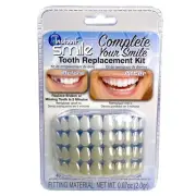 Instant Smile 40 Piece Tooth Replacement Kit Realistic Temporary Teeth