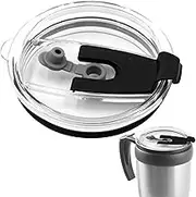 Tumbler Lids - 20 Oz/30 Oz Skinny Replacement Lids, Splash Resistant Covers | Spill Proof Cup Covers for Tumblers, Lid for Skinny Tumbler and Cooler Cups, Fits Stainless Steel and Tumblers