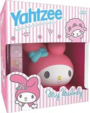 Yahtzee: My Melody Dice Game, Collectible Hello Kitty & Friends Dice Cup Featuring Adorable Artwork, Classic Game Based on Hello Kitty & Friends Favorite, Officially Licensed Sanrio Game & Merchandise