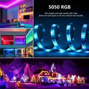 LED Strip Light Music Sync 16.4ft, USB Powered LED Light Strip with Remote