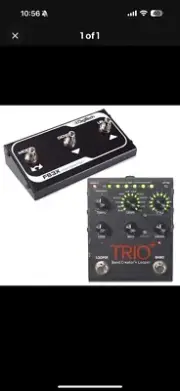 DigiTech Trio+ Plus Band Creator Looper Guitar Effects Pedal & FS3X Footswitch