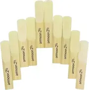 10pcs Reeds Strength 2.5 2-1/2 Reed Bamboo for bB Clarinet Accessory Part Multicolor One Size