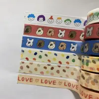 在飛比找蝦皮購物優惠-韓國1107紙膠帶分裝 狗狗紙膠帶 可愛紙膠帶