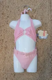 Pink Belted Bikini Set Lollipop" | Pumpkin Patch Girls Size 7
