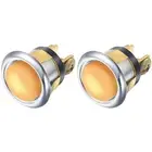 High Visibility 2pcs Wired Doorbell Buttons featuring Illuminated Yellow Lights