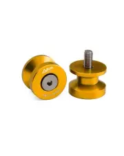 AEM Factory Ducati Rear Paddock Stand Bobbins - DesertX - Gold