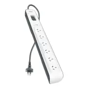 Belkin BSV603 6-Outlet 2-Meter Surge Protection Power Board