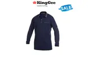 SALE KingGee Workcool Hyperfreeze Polo Long Sleeve Work Shirt Workwear K69790