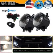 High Power White Fog Lights Lamps w/Switch Controller For 2015-17 Subaru WRX STi (for: Subaru)