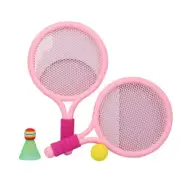 1 Set Beach Tennis Badminton Racket Set Outdoor Sports Mini Badminton9242