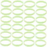 LALADEFIEE 100pcs Neon Light Wristbands Glow Dark Bracelets for Boys and Girls Night Running