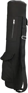 Gogogmee Large Capacity Yoga Mat Storage Bag Multifunctional Exercise Fitness Carrier with Sling for Towels Accessories Breathable Design for Travel