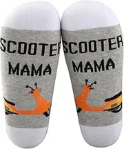 [G2TUP] Scooter Mama Socks Scooter Motor Gifts Scooter Driver Socks Italian Scooter Mama Gifts Moped Lover Socks