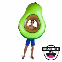 在飛比找PChome24h購物優惠-美國 Big Mouth 造型游泳圈 酪梨