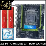 X99 P4 Motherboard LGA 2011-3 Kit Set and Intel Xeon E5 2680 V3 CPU Processor