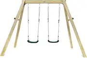 Lifespan Kids Holt 2-Station Swing Set Outdoor Play Ground Swinning Childrens Play