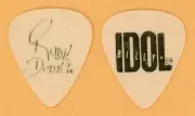 Billy Idol Steve Stevens Rude Dude GLD/White Vintage Guitar Pick - 1988 Tour