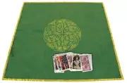 CELTIC LABYRINTH CLOTH Tarot Spread Cloth Altar Velvet Embroidered Clothe pagan