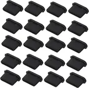 WATIIFUFU 30Pcs USB Port Covers Type C Charger Dust Stoppers Protective Caps for Charging Ports Compatible with Phones and Devices