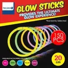 150x Mixed Color Glow Sticks Bracelets Glow In The Dark Party Glowsticks AUSTOCK