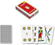 Dal Negro Napoletane 82 Extra 014002 Italian Regional Playing Cards Red Case - Deck of 40 Cards [ Italian Import ]