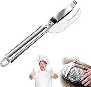PCTC Stainless Steel Fish Maw Knife,3 In 1 Fish Maw Knife, Multifunction Fish Scale Knife fish scale remover Household Kitchen Fish Scale Tool