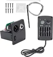 5 Band EQ Pre-Amp Equalizer Pickup Acoustic Guitar Preamplifier Tuner for Acoustic Guitars Complete Kit, Pickup
