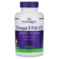 在飛比找蝦皮購物優惠-natrol 美國原裝 Omega-3 魚油，天然檸檬味，1