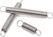 Compression Spring Dual Hook Small Tension Spring, Wire Dia 0.5mm Outer Dia 3mm, Length 15-50mm 10Pcs, Sturdy Multipurpose (Length : 0.5 x 3 x 45mm) ( Size : 0.5 x 3 x 20mm )