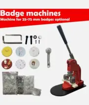 Custom Button Badge Maker Press Badge Maker with 500 Blank Badges 25 32 58 75mm