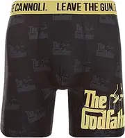 [COCO BRANDS] The Godfather Men's Boxer Briefs - No Fly, Anti-Chafing Stitching, Comfort Shaped/Cotton Lined Crotch