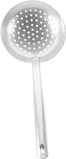 PHENOFICE Pasta Colander Silver Dumpling Spoon Aluminum Food Strainers Metal Spoon Colander