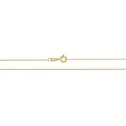 Boys 9ct Gold Diamond Cut Fine Snake Chain Necklace