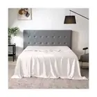 THXSILK Pure Silk Flat Sheet, 100% 7A+ Silk Bedding Flat Sheet, Ultra Soft, B...