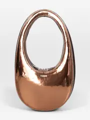 Brown Mirrored Mini Swipe Bag