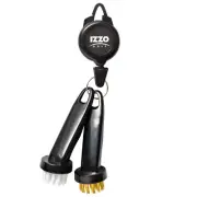 Izzo Dual Golf Club Brush Retractable Groove Cleaner Multi Purpose Brusher