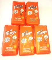 5 Rice Arroz El Mago White Medium Grain Puerto Rico Food Spanish Latino CookingR