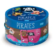 Sassi Pirates Book and Giant Puzzle Set, 30 pcs