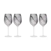2x 2pc Tempa Skylar Storm Red/White Wine Drinking Glass Drinkware/Barware Set