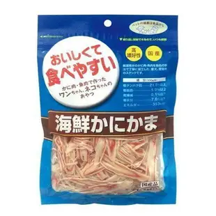 ASUKU 日本藍 海鮮蟹肉絲 大魚乾 經濟包 日本原廠直送 狗零食 貓零食『WANG』