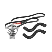 Gates Thermostat Radiator Hose Belt Kit for Nissan Cefiro A31 Skyline R31 R32