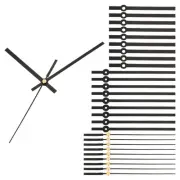 10 Set Clock Hands Kit Clock Hands Clock Mechanism Movement Aluminum Black A06