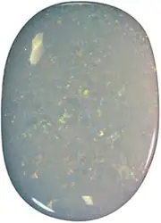 [INDIA MADE] Gems 9.00 Ratti Opal Stone Certified Natural Fire Oval White Astrological Australian Opal Loose Gemstone For Man Or Women-B0CFR776NL, Silver, Created Sapphire