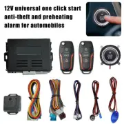 Keyless Entry Engine Start Alarm System Push Button Remote Control Kit Car (for: Mitsubishi)
