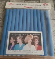 Vtg Flexible Curling Rods Hair Twist Flexi Rods Hair Curlers Set Foam Rollers #2