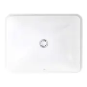 KOHLER Caxton 20-5/16 in. Rectangular Undermount Bathroom Sink W/Overflow White