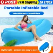 Outdoor Beach Inflatable Couch Lazy Air Bag Portable Lounge Camping Sofa Bed